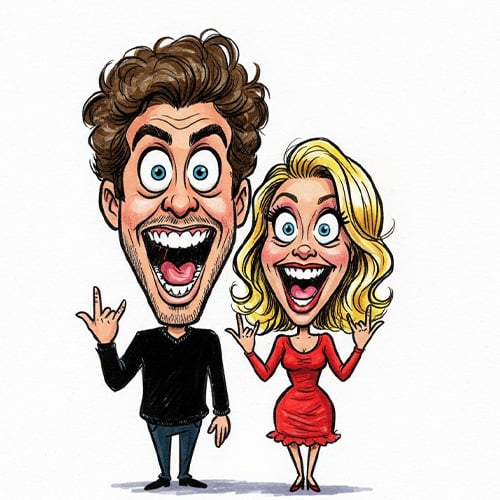 Caricature AI style
