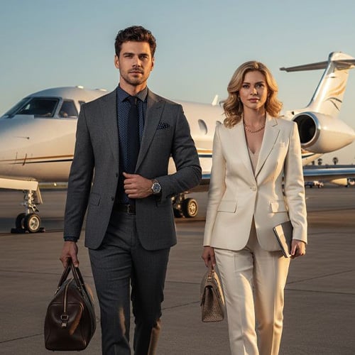 Private Jet AI style
