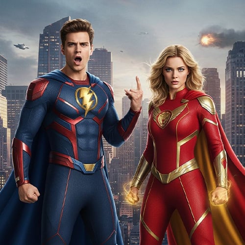 Superhero AI style