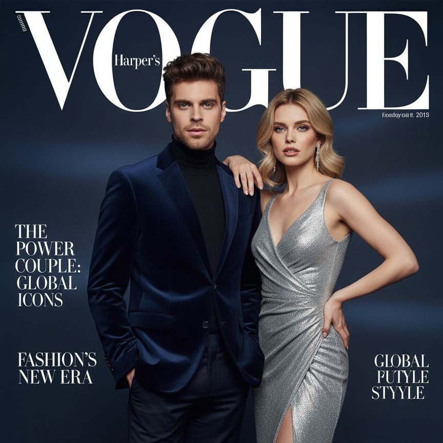Magazine Cover AI style